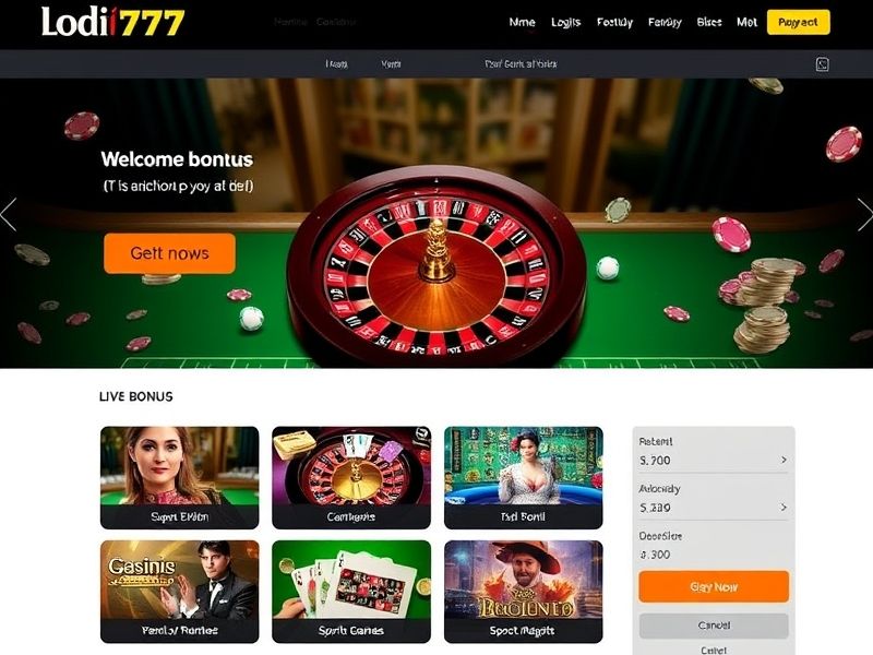 Welcome to lodi777, the premier online casino platform offering thrilling slot machines, live betting, sports wagers, and table games. Sign up today for exclusive promotions and premium gambling experiences.